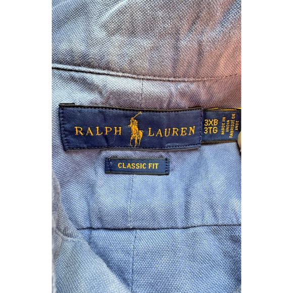 Polo Ralph Lauren Men's 3 XL 3XB Button Short Sleeve Tie Dye Pony Shirt - Picture 2 of 12